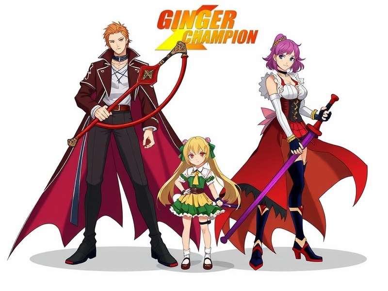 Ginger Champion X Hero and Allies Ginger Champion X Main Characters